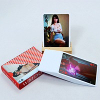 Cartes à jouer publicitaires personnalisées écologiques, impression CMYK/Pantone, laminées, personnages de jeux pour adultes sexy et amusants