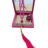 Verre fait à la main 99 Tesbih numérique compteur de doigt avec perles de prière chapelet islamique Tasbih pour mariage Eid compteur de cadeaux