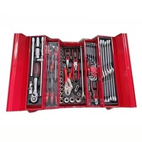Ensemble d'outils professionnel Elehand de 59 pièces avec boîte en métal, kit de clés à douilles avec pinces et tournevis pour réparation mécanique