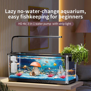 Visaquariumfilter en zuurstofapparaat alles-in-één machine 2025 nieuw model kleine woonkamer landschapsarchitectuur lui zuurstoffilter aquarium - Product Image 1