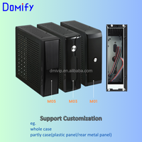 Boîtier PC K12 SPCC Full Tower Mini ITX, petit et fin, HTPC avec alimentation externe, panneau de boîtier d'ordinateur OEM en stock