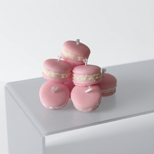 Velas Aromáticas de Cera de Soya Hechas a Mano, Ecológicas, con Forma de Macaron, Redondas y Lindas para Decoración del Hogar, Regalos de Navidad y Fiestas - Product Image 3