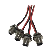 Conector M12 personalizado macho hembra a X código D 4 8 pines RJ45 enchufe Profinet EtherCAT MONTAJE DE Cable Ethernet arnés de cables blindado
