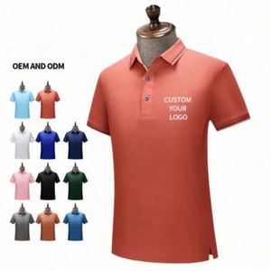 Healthy Breathable Anti-Wrinkle Plain Polo Collar T <b>Shirts</b> Men Custom Logo Polo T <b>Shirts</b> - Product Image 2