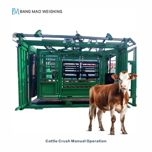 Nhà máy trực tiếp Mới Thép không gỉ gia súc nghiền corral trọng lượng Quy mô bóp máng cho trang trại gia súc chăn nuôi thiết bị - Product Image 2