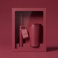 Mug isotherme personnalisé Everich de 14 oz avec mousseur à lait électrique à 3 vitesses, ensemble cadeau haut de gamme pour la vente en gros