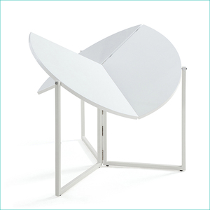 <span class=keywords><strong>Mesa</strong></span> redonda plegable <span class=keywords><strong>multiusos</strong></span> de madera moderna que se transforma de una consola compacta a una <span class=keywords><strong>mesa</strong></span> de comedor completa para <span class=keywords><strong>cocina</strong></span> y oficina - Product Image 2