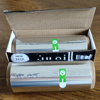 Rouleau de papier d'aluminium souple pour chicha, bord dentelé, rouleau jumbo pour l'exportation, logo personnalisé