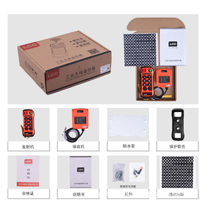 LCC Q602 <b>Wireless</b> Industrial Remote <b>Control</b> 4 Buttons Waterproof For Crane Lifting Equipment 100M Range - Product Image 1