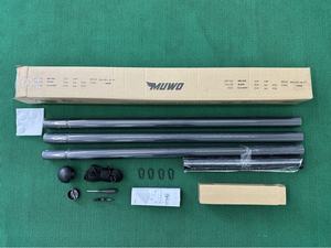 Poste de bandeira ajustável de alumínio para uso externo, poste de bandeira flexível para serviço pesado, peça de poste de bandeira preto de 20 pés - Product Image 6