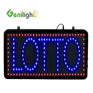 Genilight Крытый 56*33 см супер яркая пользовательская светодиодная вывеска с открытым дисплеем