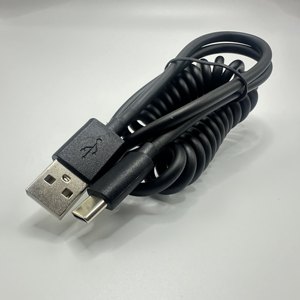 كابل شحن USB ملفوف قابل للسحب من النوع A إلى C للسيارة، سلك تلسكوبي لشحن الهواتف المحمولة وأجهزة الكمبيوتر المحمولة - Product Image 2