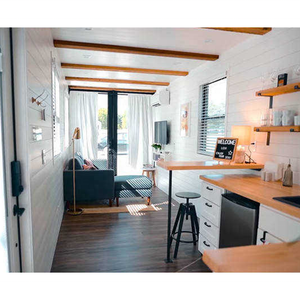 Casa Móvil Económica sobre Ruedas, Contenedor Remolcable de 8' x 24' con Panel Sándwich, para Uso Comercial Exterior y Baño, en Venta - Product Image 5