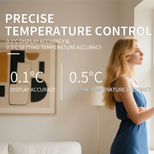 Régulateur de température RF WiTH6 simple et fiable, affichage LED, fonctionnement manuel - Product Image 4