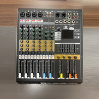 Console de mixage audio DJ professionnelle 8 canaux, mixage analogique PA pour karaoké, enregistrement BT PC - LSDG Nexus
