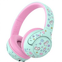 Casque audio pour enfants IClever BTH27, certifié CPC, volume limité 75/80dBA, autonomie 74H, sans BPA, pour les enfants de 2 ans et plus.