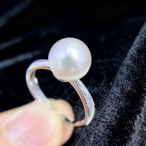 10760 Accessoires de perles DIY, support vide pour bague en argent S925, support décoratif en argent en forme de gourde, outils plats 5-9mm, équipement - Product Image 1