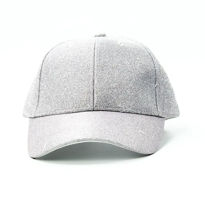 Custom paillette trucker hats shine sports bling girls sequins gorras hats glittering baseball hat
