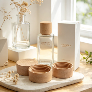 Vente en gros de couvercles en bois personnalisés pour bocaux en verre transparent pour aliments, bouteilles à café et épices, couvercles hermétiques en bois, directement de l'usine - Product Image 1