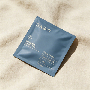 Sachet individuel <span class=keywords><strong>personnalisé</strong></span> à trois soudures, emballage extérieur en papier kraft pour mini-sachets de thé ou de café - Product Image 6