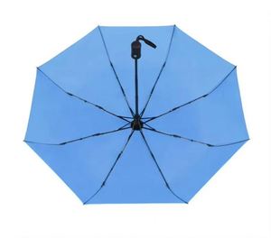 Jx984 Wholesale 3 Folding Uv Automatic for Rain Windproof Sun Parasol Umbrella With Logo - Product Image 6