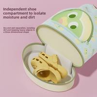 Sac de plage unisexe pour enfants en EVA, personnalisable, avec fermeture à cordon, double bandoulière, pour articles secs et humides