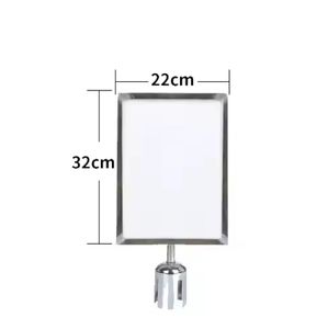 Messaggio stampa verticale A4 segno barriera coda linea telaio porta segnaletica porta - Product Image 3