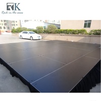 Scène de performance extérieure de haute qualité 1,22 x 1,22 m, plateforme de scène en aluminium, système d'équipement de scène à vendre