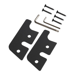 <b>Sun</b> Visor Repair Kit For Jeep Wrangler Gladiator 18-23 ABS Black 11.5cm X 5cm With Hole - Product Image 3