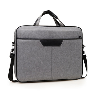 Bolso bandolera elegante de microfibra Oxford de 15.6 pulgadas, con cubierta de ocio, personalizado, tipo maletín, de cuero, para portátil, para hombre. - Product Image 1