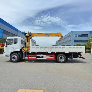 รถบรรทุกติดเครนตงเฟิง 4x2 ขนาด 5 ตัน 8 ตัน พร้อมเครนบูมแบบยืดหดได้สำหรับขาย - Product Image 2