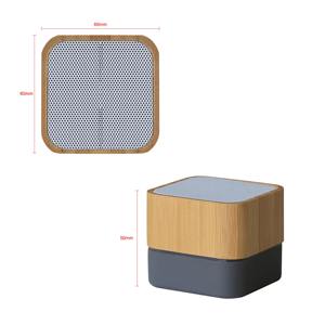 Altavoces de Subwoofer de Madera para Coche y Estudio, Bafles Inalámbricos Portátiles con Bluetooth para Actividades al Aire Libre Operados por USB - Product Image 2