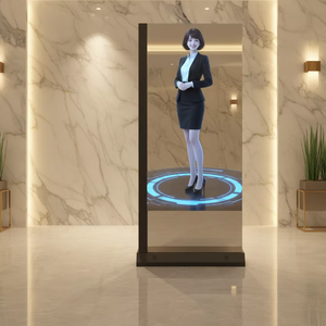 55-Inch Touchscreen Advertising Board 10-Point Capacitive Touch Elevator <strong>Windows</strong>/Android OS Tempered Glass Indoor Use - Product Image 4