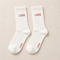 Chaussettes Jacquard Personnalisées en Gros, Chaussettes Mi-Mollet Premium, Design de Logo Personnalisé, Chaussettes Décontractées Respirantes, Usine OEM, Faible MOQ