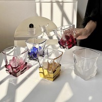 Verres à whisky créatifs en gros, verres à whisky en cristal de luxe léger de 300 ml, nouveauté pour restaurants et fêtes