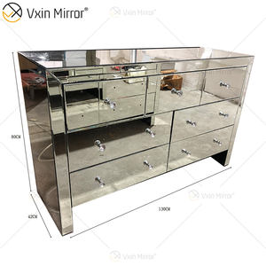 Offre Spéciale WXWF-817 MODERNE style cabinet <span class=keywords><strong>avec</strong></span> plus tiroirs conception salon ou Salle à manger argent Cabinet - Product Image 2
