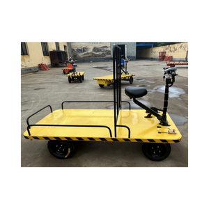 Carro de Transporte de Cuatro Ruedas de 1000 kg / Carretilla / Camión Eléctrico de Plataforma Plana para Transporte de Corta Distancia - Product Image 3