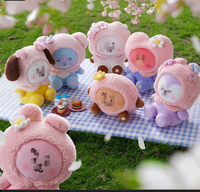 Porte-clés poupée coréenne BT série Fleur de Cerisier, mini porte-clés Kpop, porte-clés mignon pour sac à dos