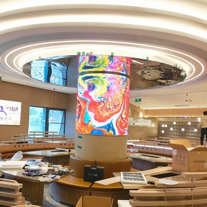 Led linh hoạt màn hình trong nhà tường quảng cáo hiển thị LED Bảng điều chỉnh gian hàng triển lãm chất lượng cao nhà máy thâm quyến giá LED hiển thị - Product Image 5