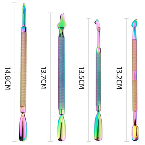 Nail Cuticle Pusher Stainless Steel Double Head Home Use General Purpose Tool Set For Manicure And Pedicure Care - Product Image 2