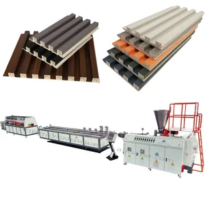 Machine d'extrusion de plaques de grille en PVC WPC machine d'extrusion de panneaux de grille en plastique WPC machine de fabrication de panneaux de calandre WPC