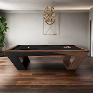 Mesa de Billar de Madera Sólida Moderna y Lujosa Personalizada, Mesa de Billar Familiar de 7, 8 y 9 pies para Venta en Clubes y Villas, E-PT-082105, Mesa de Billar Moderna de 9 pies - Product Image 2