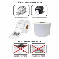 Étiquettes thermiques directes amovibles de 2,25 x 1,25 pouces, étiquettes thermiques adhésives amovibles, autocollants thermiques de 2,25 x 1,25 pouces avec colle amovible