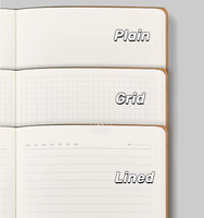 Carnet de notes Moleskine A4/A5/A6 personnalisé Carnet de notes en cuir avec bande élastique et poche Journal de gratitude Eco-Friendly Pu Planner