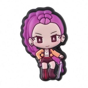 Nuovo arrivo all'ingrosso personaggio dei cartoni animati PVC Charm per <span class=keywords><strong>scarpe</strong></span> per bambini decorazione con bottone K POP demone Hunter <span class=keywords><strong>scarpe</strong></span> Charm - Product Image 3