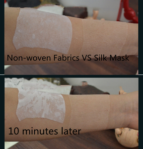 มาส์กกดคอตตอนธรรมชาติแบบ100% แผ่นหน้าแบบ DIY นุ่มสำหรับการดูแลผิวความงามของใบหน้าและร่างกาย - Product Image 2