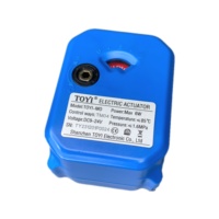 Vanne à boisseau sphérique motorisée TOYI DN15-DN25 en acier inoxydable à 3 voies, port en L, DC24V pour l'eau, personnalisable OEM pour CVC et chauffage centralisé