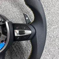 Volant en cuir pleine fleur style CS pour BMW F10 F20 F22 F30 F31 M2 F87 M3 F80 M4 F82 F85 F90 X5 F15 E70 E90 E92