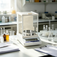 Balance de précision de laboratoire pour microanalyse semi-automatique avec CAL interne 0,01 mg