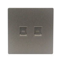 Prise d'ordinateur RJ45 de type 86 Panneau réseau Panneau mural 86mm pour module réseau CAT5E CAT6 CAT6A et CAT7